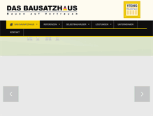Tablet Screenshot of dasbausatzhaus.de